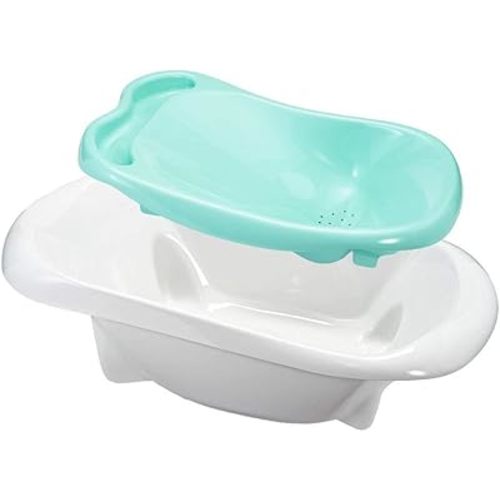 The First Years 4 in 1 Warming Comfort Tub - Convertible Baby Bathtub for Newborns, Infants, and Toddlers - Baby Bath Essentials - Ages 0 Months and Up