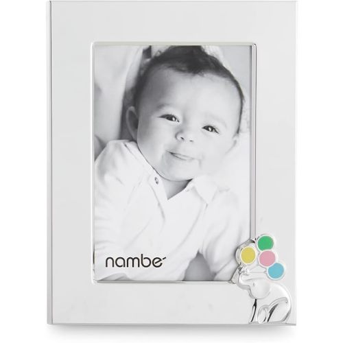 Nambe Bailey Picture Frame, 4" x 6” | Vintage and Contemporary Design | Tabletop Display and Home Office Décor | Made of Silver Plate | Designed by Mike Altomari