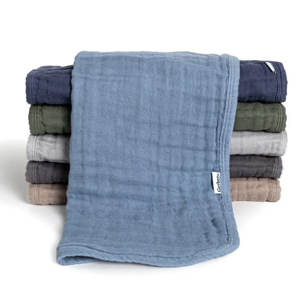 6-Pack Baby Boys Blues & Browns Muslin Burp Cloths – Gerber Childrenswear