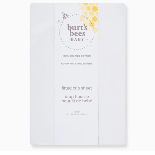 Solid Organic Cotton BEESNUG® Fitted Crib Sheet
