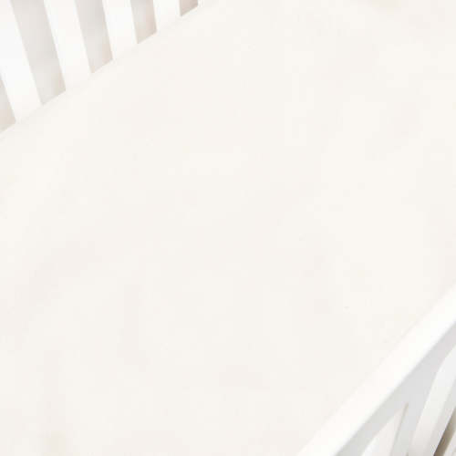 Solid Crib Sheet - Ivory | Gooselings