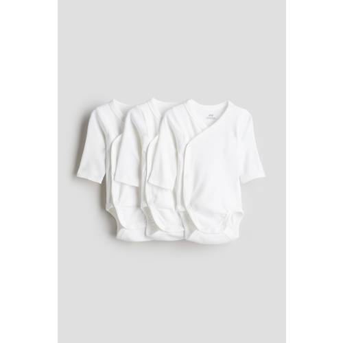 3-PACK WRAPOVER BODYSUITS
