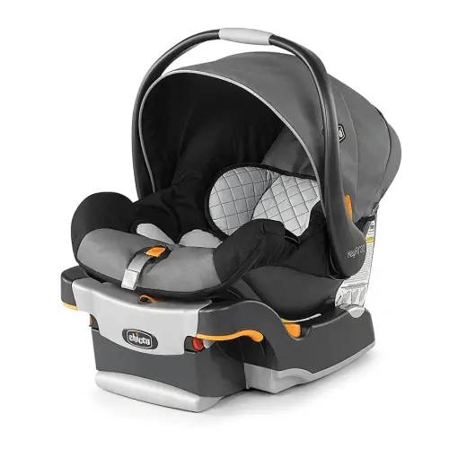 Chicco KeyFit® 30 Infant Car Seat and Base, Rear-Facing Seat for Infants 4-30 lbs., Infant Head and Body Support, Compatible with Chicco Strollers, Baby Travel Gear | Orion/Grey