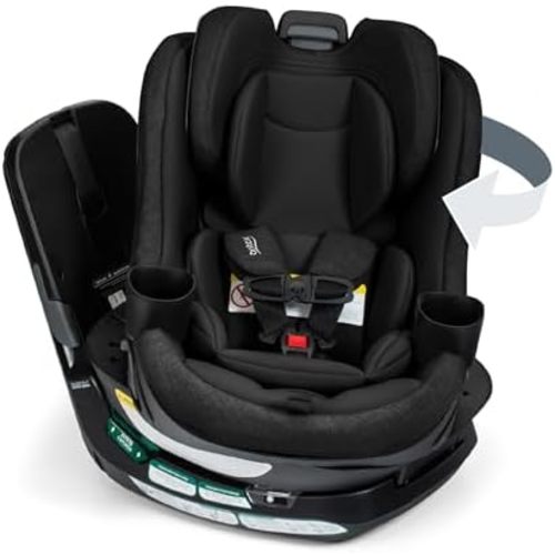 Britax Galaxy360 Slim Rotating Convertible Car Seat — Raven Black