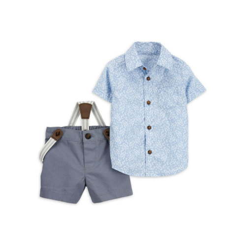 Carter's Child of Mine Baby Boy Shorts Outfit Set, 2-Piece, Sizes 0/3-24 Months