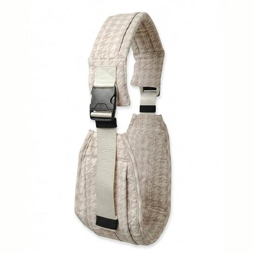 AUYEAZGO Toddler Carrier, Baby Sling Carrier - Cotton Linen, Large Seat & Back Support, with Large Pocket, One Size Fits Most, Ideal for 6-48 Months (16-44 lbs) (Cotton Linen- Houndstooth, Regular)