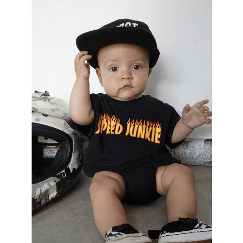 Speed Junkie Baby Romper | Little Trouble