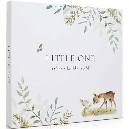 Keepsake Memory Book for Boys & Girls – Timeless First 5 Year Book Photo Album – Gender Neutral Journal Scrapbook - Record a Milestone for Every Event from Birth to Age 5