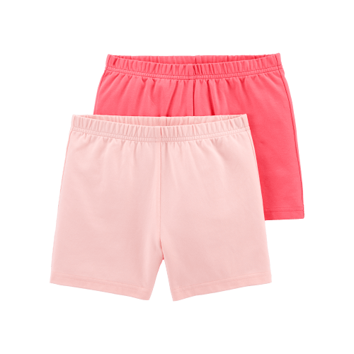 Kid 2-Pack Tumbling Shorts - Pink - Carter's | Carter's