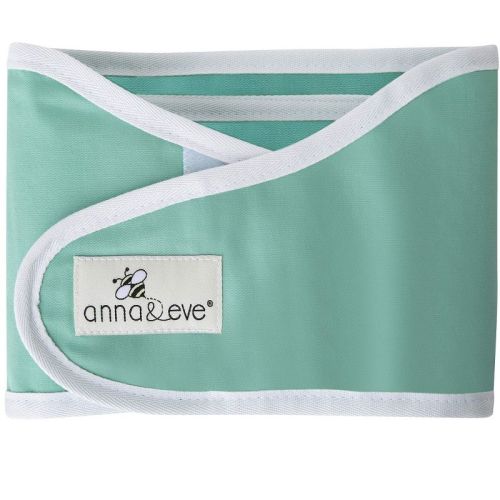 Anna & Eve - Swaddle Strap, Adjustable Arms-only Baby Swaddle, 100% Cotton, Prevents Overheating - Small Size Fits Chest 13.5 To 17 - Aqua
