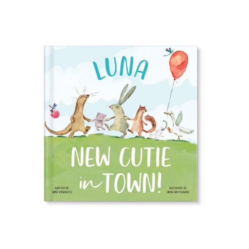 Newborn Gift | Baby Gift | Gift for New Baby | Gift for New Baby | New Cutie in Town Personalized Children&#39;s Book