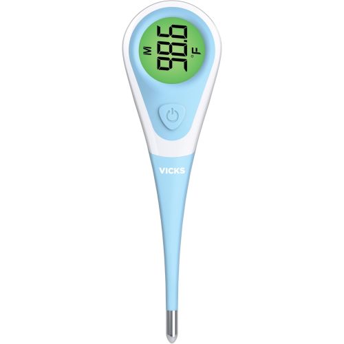 Vicks ComfortFlex Digital Thermometer – Accurate, Color Coded Reading in 8 Seconds – Digital Thermometer for Oral, Rectal or Under Arm Use