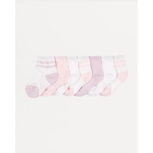 7 Pack Sports Quarter Crew Socks - Kmart