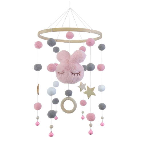 Baby Gymplay WoodenToy Infant Bed Mobile Crib Decorations Shower Gift