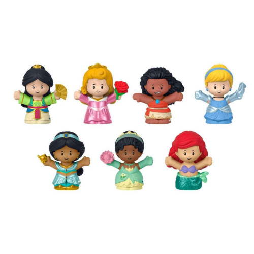 Little People Disney Princess Figures 7pk Toy New with Box