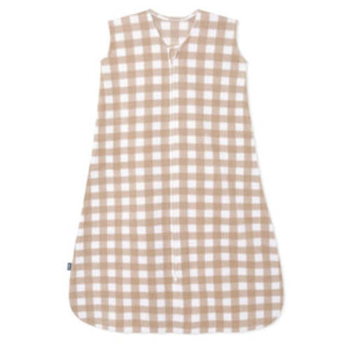 Tan Gingham Micro-Fleece Sleep Sack |Small | HALO