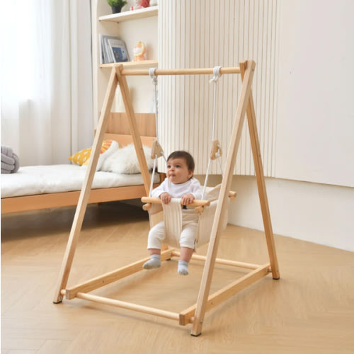 Spruce - Baby and Toddler Foldable Swing Set with
