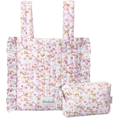 Abbylike Plaid Stroller Bag with Detachable Handle Drawstring Pocket Includes Mini Pouch Universal for Strollers