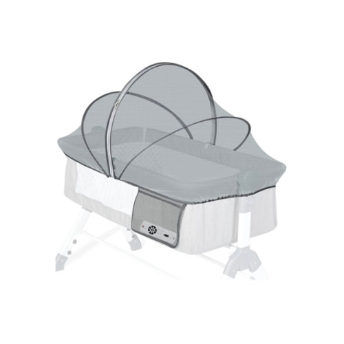 Orzbow Bassinet Cover to Keep Cats Out, Toddler Mosquito Net for Bassinet with Two-Way Zippers& Storage Bag - Infant from Mosquito Bites and Falling Protection, Gray