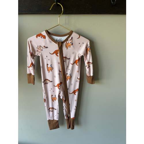 summer dinos bamboo pajamas // ZIPPY