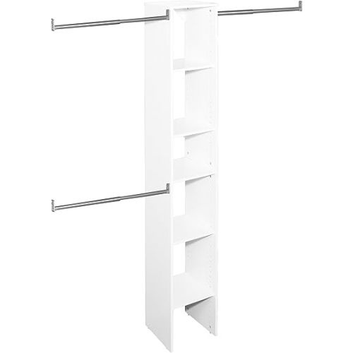 ClosetMaid 4867 SuiteSymphony 12-Inch Starter Tower Kit, Pure White