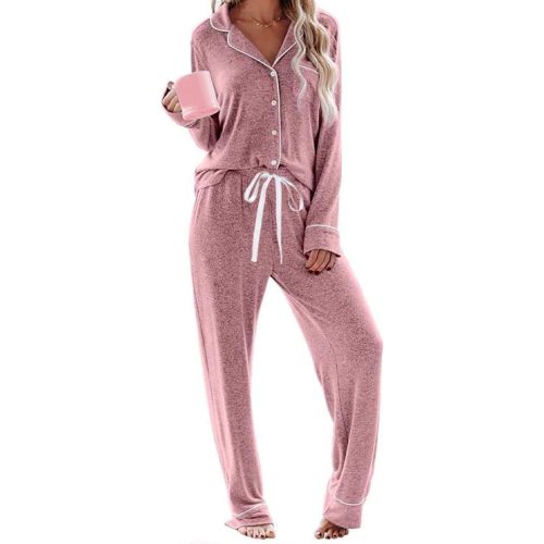 Pajamas for Women Set 2 Piece, Super-Soft Long Sleeve Postpartum PJS