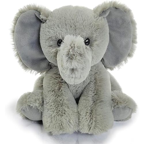 Elephant Stuffed Animal Toys, 8.5 Inch Soft and Cuddly Plush Animals, Cute and Realistic Animals Gifts for Boys and Girls Toy for Toddlers 1-3