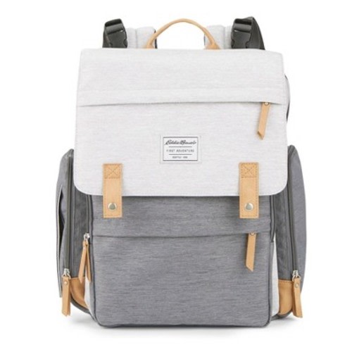 Eddie Bauer Cascade Back Pack Diaper Bag - Black/Gray