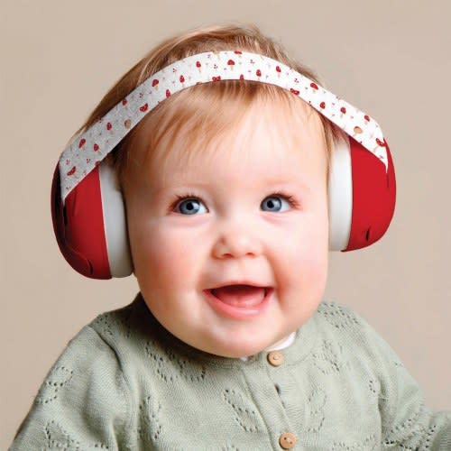 Baby Protective Earmuffs - Mushrooms