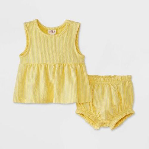 Cat & Jack™ | Yellow Ribbed Tank Set