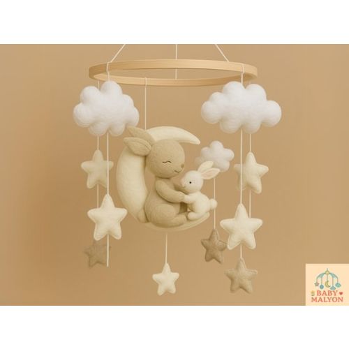 Bunny Baby Mobile, Bunny Baby Shower Invitation, Bunny Baby Animals, Bunny Crib Toy, Bunny Crib Mobile, Bunny Nursery Theme, Bunny Family - Etsy