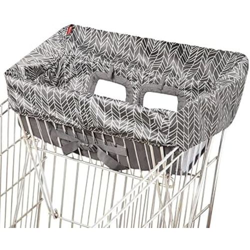 Skip Hop Shopping Cart & Take Cover, Grey Feather, 20l x 12w x 7h