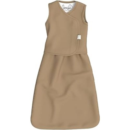 Bonsie Skin to Skin Babywear Cuddle Sack - Brown Baby Sleep Sack - Mocha (0-3 Months)