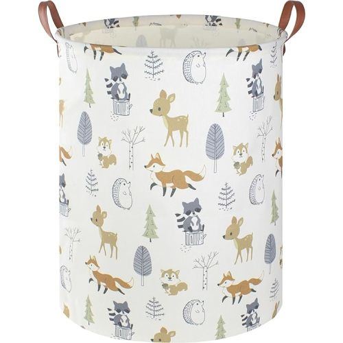 Laundry Hamper, Laundry Basket, Waterproof Storage Bin for Bedroom, Clothes Organizer Basket, Books Box, Room Decor(Animal)