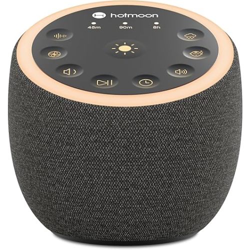 Hotmoon Sound Machine for Sleep, Cocoon 2, 40 Sounds, Dual-Speaker, Plug in