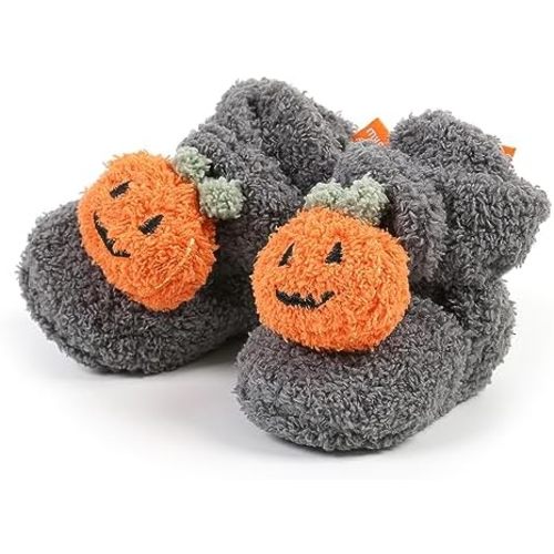Ohwawadi Infant Baby Slippers Girls Boys Booties Warm Baby Socks Shoes Newborn Crib Shoes Baby Footwear Prewalkers
