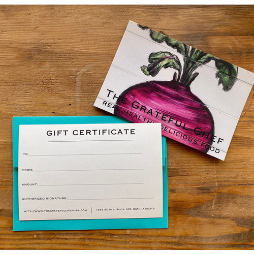Gift Certificates!