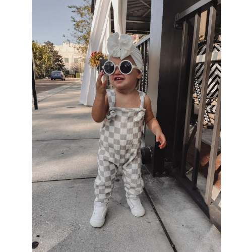 Ziggy Checkered Romper