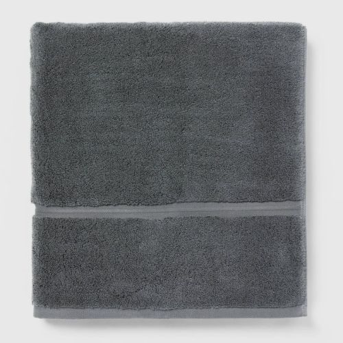 Spa Plush Bath Towel White - Threshold™: Heavyweight Cotton, Terry Construction, Oeko-tex Certified