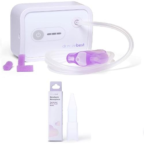 Dr. Noze Best - NozeBot - Electric Baby Nasal Aspirator and Nasal Newborn Nosepiece
