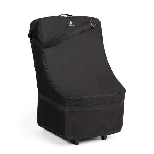 J.L. Childress Wheelie Car Seat Travel Bag and Carrier with Wheels, Black