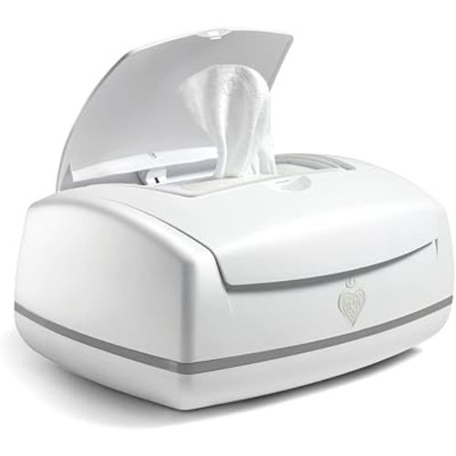 Prince Lionheart Premium Wipes Warmer, Nursery Essential, Includes the everFRESH Pillow System That Prevents Dry Out, Integrated Night Light for Night Time Changes