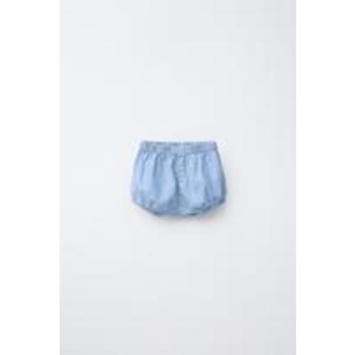 DENIM CARGO SHORTS - Light blue | ZARA United States
