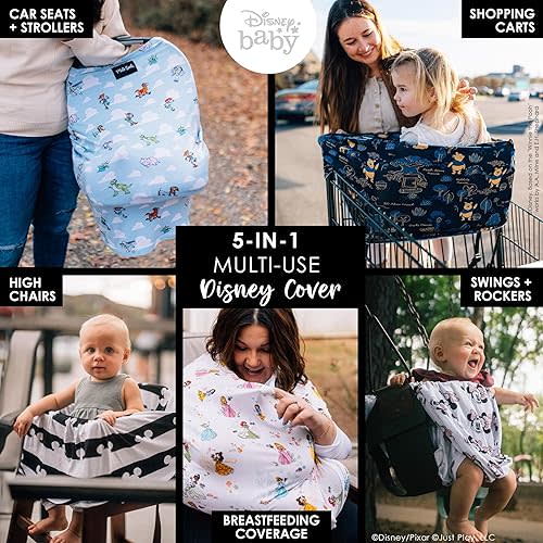 Milk Snob Original Disney Toy Story 5-in-1 Baby Cover, Breastfeeding, Car Seat, Carrier, Stroller, High Chair, Shopping Cart, Lounger Canopy, Baby Shower Gender Neutral Gifts, Nursing Top