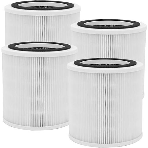 H7126 Filter Compatible with Govee H7126 Mini Air Purifier,Fit for Govee H7126 Replacement Filter,Replace Part #H7126,4pack