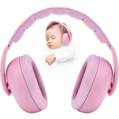Baby Headphones for Noise - [Upgraded Baby-Friendly Version] Baby Ear Muffs Noise Protection - Baby Noise Cancelling Headphones - Baby Ear Protection for 3 Months to 2 Years