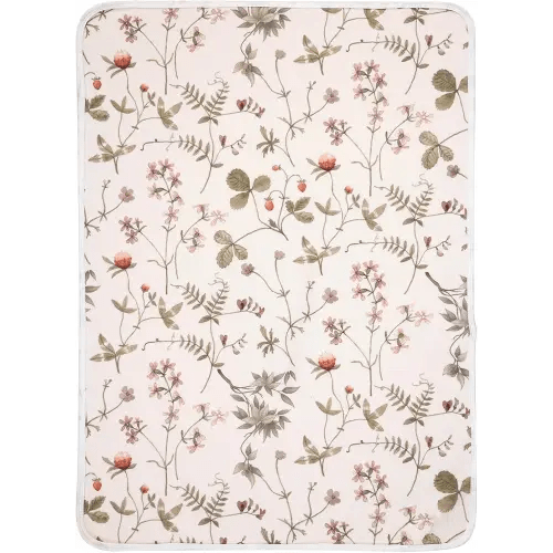 haakaa Waterproof Changing Pad Liners, 100% Cotton, Soft & Breathable (1pc, 19.5" x 27.5" Vintage Garden)