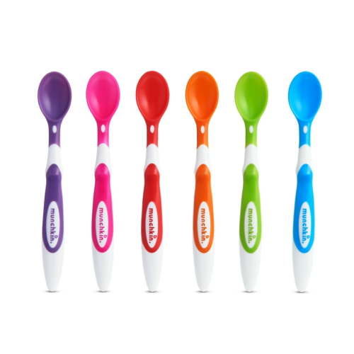 Munchkin® Soft Tip™ Infant Spoons, Multi-Color, Unisex, 6 Pack