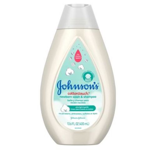 Johnson's Cotton Touch Wash & Shampoo - 13.6 Fl Oz