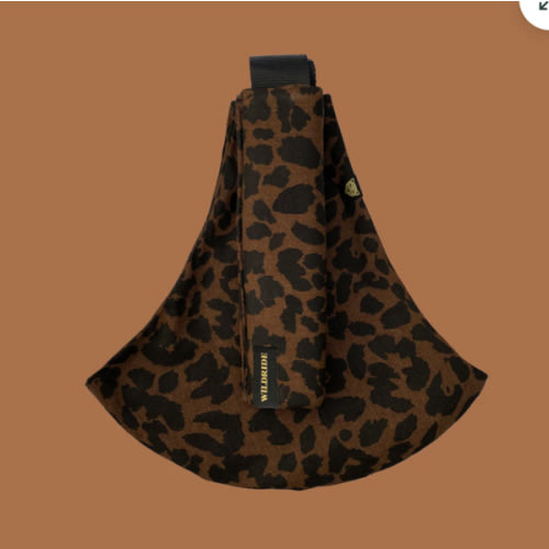 Toddler carrier leopard print brown | Wildride – Wildride USA